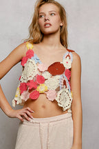 POL Openwork Floral Cropped Crochet Cami 394b054f-5d46-477c-913d-e0d40c5adc36-Max-Origin Trendsi