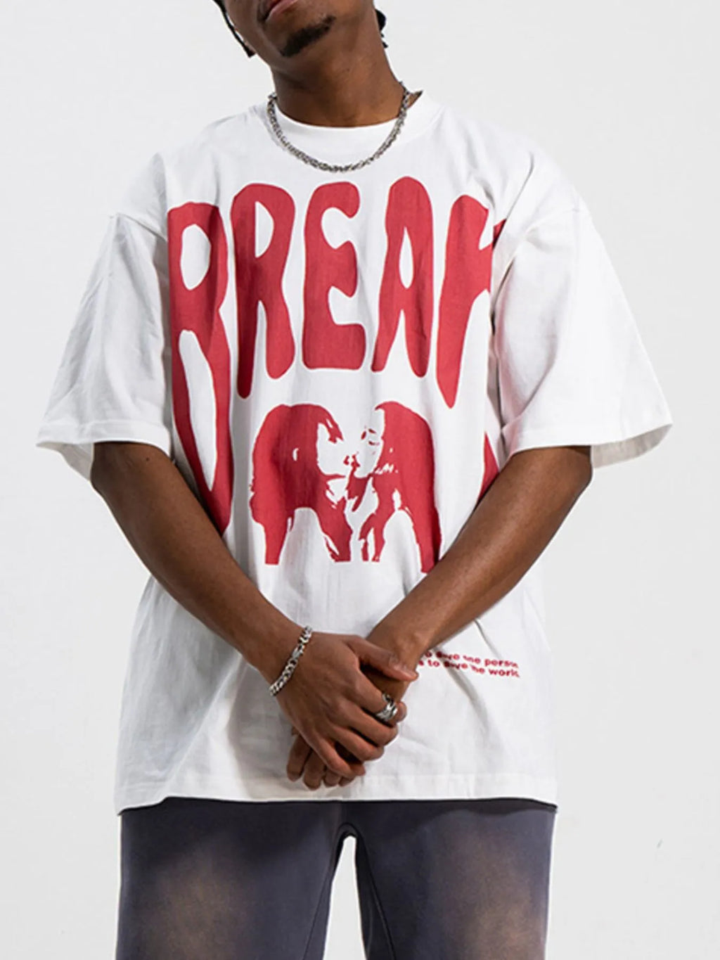 Men's Cotton T-Shirt Oversized White Graphic Round Neck Short Sleeve Top 3955b2b3-151b-43c5-974d-5db71f87de5c-Max-Origin Trendsi