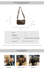 Boston Bag Style Street Trend Large Capacity Soft PU Leather Women's Small Purses