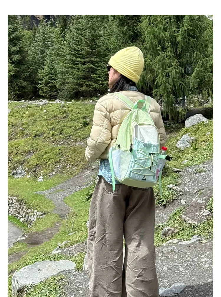 Simple Drawstring Backpack New Model College Students Outdoor Sports Lightweight Bag