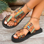 Summer Women Coloful Slippers Platform Sandals Fashion Open Toe Shoes
