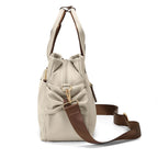 Top Handle Nylon Shoulder Bag Women's Casual Zipper Medium Crossbody