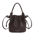 Drawstring Bucket Women's Mini Casual Fashion Crossbody Bag Pu Leather