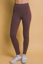 Love Tree Leggings High Waist Women Stretch MULBERRY with Side Pockets Pants MULBERRY 3a49f518-eafb-4c11-9c04-29255bf9afad-Max Trendsi