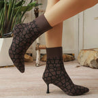 Women's Stiletto Boots Mesh Geometric Point Toe High Heels Shoes 3ae7b3b881d14971836182d6ec4e7b82-Max-Origin Trendsi