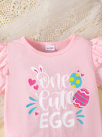 Baby Girl Set Pink Children's Ruffled Graphic Bodysuit and Mesh Sequin Skirt 3ae91ef8-c5f8-402c-9807-47ce89b4008c-Max-Origin Trendsi