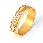 18K Gold-Plated Bracelet Czech Diamond Titanium steel Gold Women Jewelry 3b559f1a-fd5e-4004-bc0b-39a489ec0f98-Max Trendsi