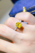 2 Carat Ring Yellow Moissanite Stone 925 Sterling Silver Women Jewelry with Box Yellow 3b7528ac-540b-48cd-8a3c-a58257eaf4c9-Max Trendsi