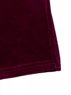 Velvet Midi Dress Burgundy Slit Round Neck Long Sleeve with Side Tie Detail 3c1c57004caf44d2890874ccc7c291e1-Max-Origin Trendsi