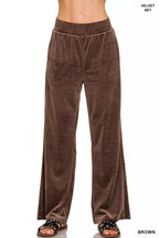 Zenana Womens Outfit Set Velvet Brown Zip Up Hoodie and Pants 3c4bbdb3-688f-4d1d-804b-7cf225be7b08-Max-Origin Trendsi
