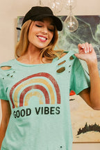 BiBi Cotton T-shirt Slub Laser with American Cowboy Graphic Top 3c565b8b45d0430ca63492a6820da2df-Max-Origin Trendsi