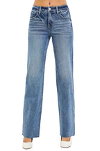 RISEN Straight Jeans Tummy Control 4 Way Stretch Mid Rise Women Denim Pants DARK 3c7faec5fc214e9397291a4fb48fb071-Max-Origin Trendsi
