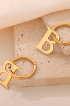 Hoop Earrings Letter B Titanium Steel 18K gold-plated Gold Sliver Jewelry 3d54ffca-53f4-43c5-b435-f6c07a9e92f5-Max Trendsi