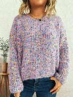 Women's Sweater Colorful Knit Oversized Long Sleeve Pullover 3e0d1070ee034ac99f441029bf9ec0c5-Max-Origin Trendsi