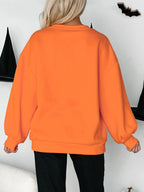 Women's Sweatshirt Halloween Skeleton Pumpkin Sequin Pullover 3ebf4df31f84439c84c21065b576b6d8-Max-Origin Trendsi