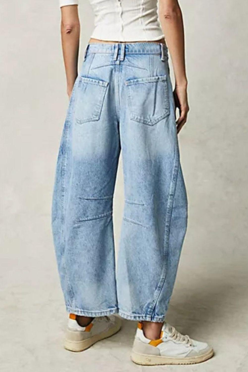 Wide Leg Jeans with Pockets Casual Denim Loose Pants 3edd8739-f73d-453b-b9f7-d21af14c79f2-Max Trendsi