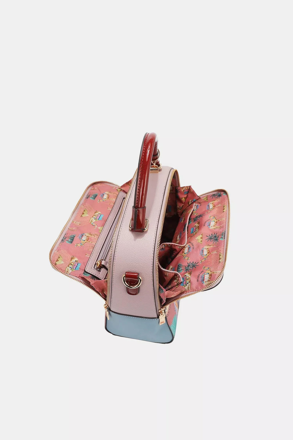 Nicole Lee USA Women's Handbag Queen Cleopatra Vegan Leather Tote 4124ca09-c5e7-493f-93c0-d1a650a6cd35-Max-Origin Trendsi