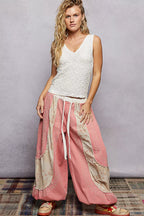POL V-Neck Tank Top Off White Textured Knit with Lace Trim Sleeveless 4155a133-5b0f-4219-9aec-86590e4b3c6f-Max-Origin Trendsi