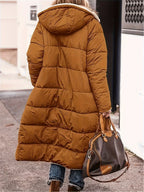Padded Women Long Coat Plus Size Zip Up Sherpa Fur Lined Hooded Quilted 41acb396-704b-4136-87bd-720f17f16c03-Max Trendsi