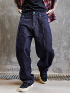 Men's Full Size Wide Leg Jeans, Plus Size Available