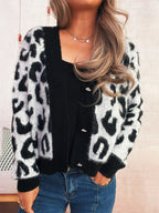 Women's Cardigan Leopard Fuzzy Button Up Long Sleeve 4217315b189e4ffcaf132394169f5ad5-Max-Origin Trendsi