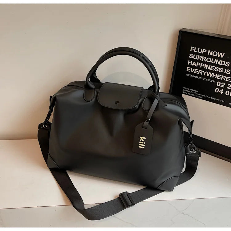 Travel Duffel Bag Large Portable Lightweight Fashionable Oxford Fabric Handbag