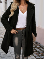 Devine Teddy Coat Pocketed Long Sleeve Hooded Buttoned Outwear 42fd29c2-cd4b-45ff-bfa1-b03da8fbc785-Max Trendsi