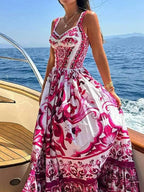 Midi Dress Smocked Printed Wide Strap Ruffled Zipper 43139aa3-c42d-4d6c-80dc-a583eee94630-Max-Origin Trendsi