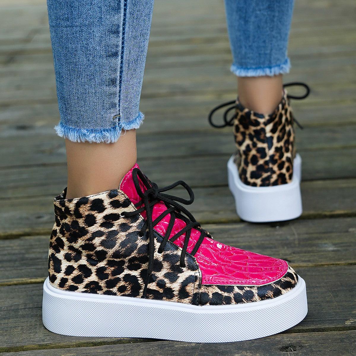 Leopard Platform Sneakers PU Leather Shoes 4316e13d-b1b6-4dcc-9918-1482aea7311c-Max Trendsi