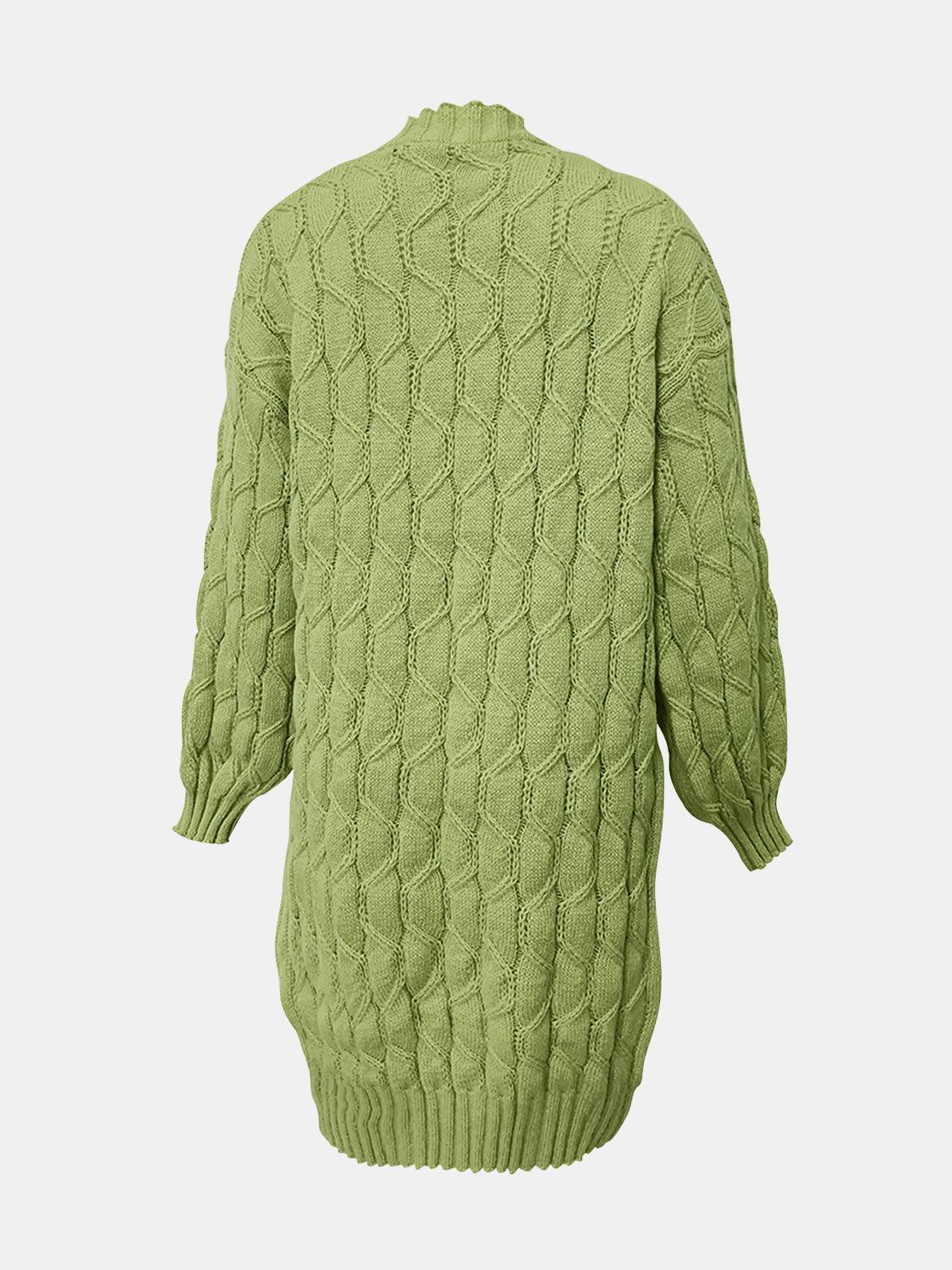 Cardigan Women Open Front Long Sleeve Soft Acrylic Pocketed Sweater 435c650c-45fa-4345-87d7-ae7568615d23-Max Trendsi