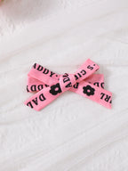 Girl Children's Pink Set Headband Letter Ruffle Sleeve Top and Shorts 3-Piece 442b8f11-e9a8-4a4b-a505-7d291cc65d99-Max-Origin Trendsi