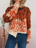 Women's Cardigan Zip Up Knit Asymmetrical Hem Long Sleeve 444dcb5a46ee4470b404b60c156bc1da-Max-Origin Trendsi
