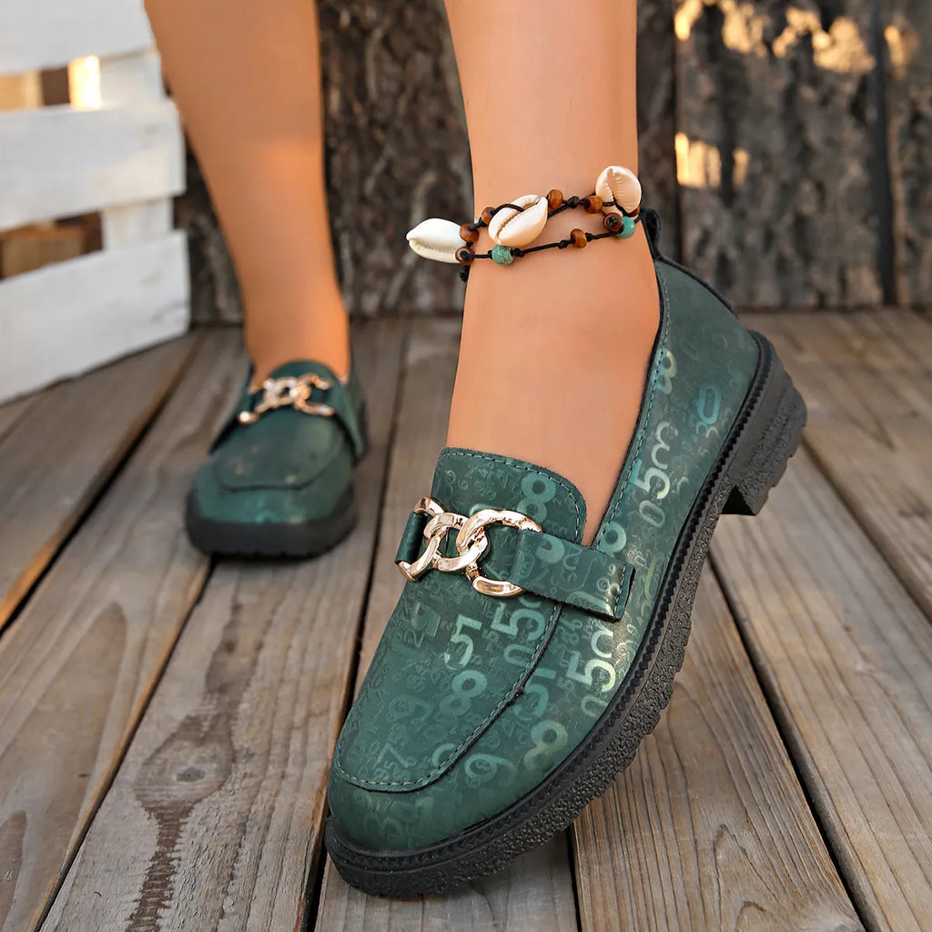 Women's Loafers Stylish Round Toe Block Heels for Comfort and Elegance Shoes 44c43bb9da424992a8c1dbd88770b376-Max-Origin Trendsi