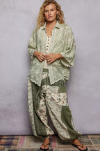 POL Shirt Sage Embroidered Floral Collared Neck with Scalloped Edges Top 453cf6ab-a000-4312-a966-ae1892d58b9e-Max-Origin Trendsi
