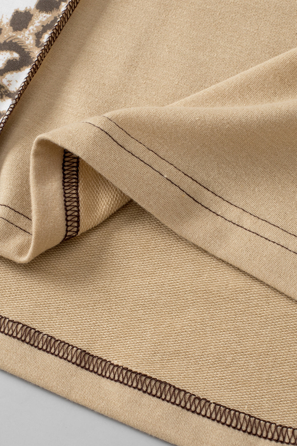 Women Leopard Hoodie Hooded Chest Pocket Half Button Long Sleeve Tops 4580f4a87c344e26b3899a9092e36b40-Max Trendsi