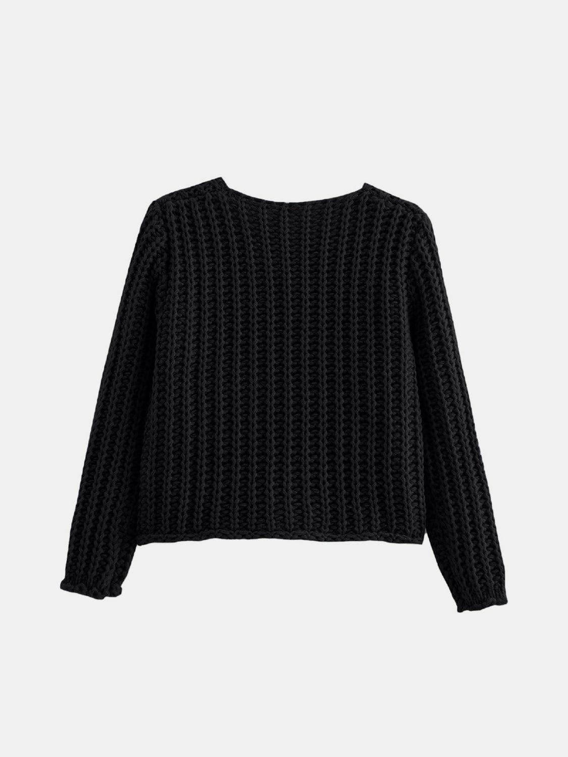 Buttoned Cardigan Women Front Pockets Single Breasted 45cbfdf2-f420-4a35-99f7-ef337ffe6e52-Max Trendsi