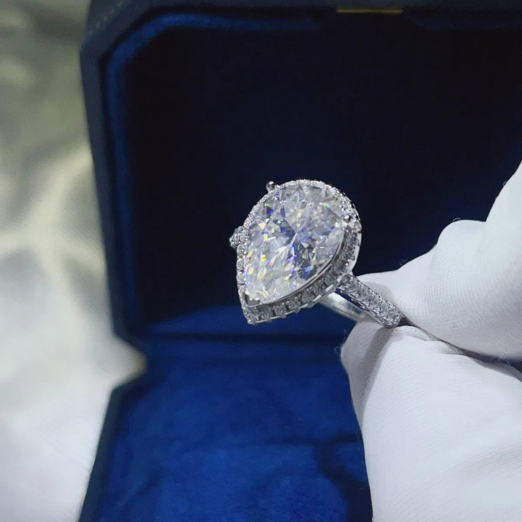 Silver Ring 2 Carat Moissanite White Teardrop Stone 925 Sterling Jewelry 46ae7b7f-a15d-4cdb-b0cf-9794493e152c-Max-Origin Trendsi