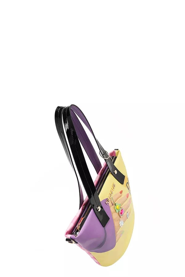 Nicole Lee USA Womens Nail Polish Tote Bag Vegan with Glossy Patent Leather 46bceff8fd9e4a06aeec800162ad591e-Max-Origin Trendsi