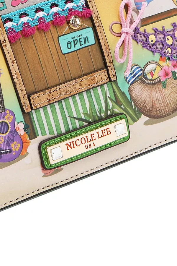 Nicole Lee USA Women's Shoulder Bag Sun and Sand Zipper Handbag 46cbc367fd514ff5b88ae05e72ad00c2-Max-Origin Trendsi