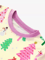 Children's Pajama Set Christmas Tree Print Colorful Top and Pants 4740533e95bf442bbb71187c4fc28c62-Max-Origin Trendsi