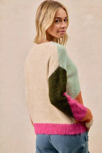 BiBi Multi Color Block Sweater Womens Cozy Knit Fashion Pullover 475a62c18889459f950e96a29f738272-Max-Origin_250a1dbf-f97a-4cef-bbed-6479e83b0c99 Trendsi