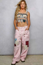 POL Cropped Crochet Cami Cutout Flower with with Dangle Detail Top 4828b30a-d047-48dc-9e67-f0585f8655c3-Max-Origin Trendsi