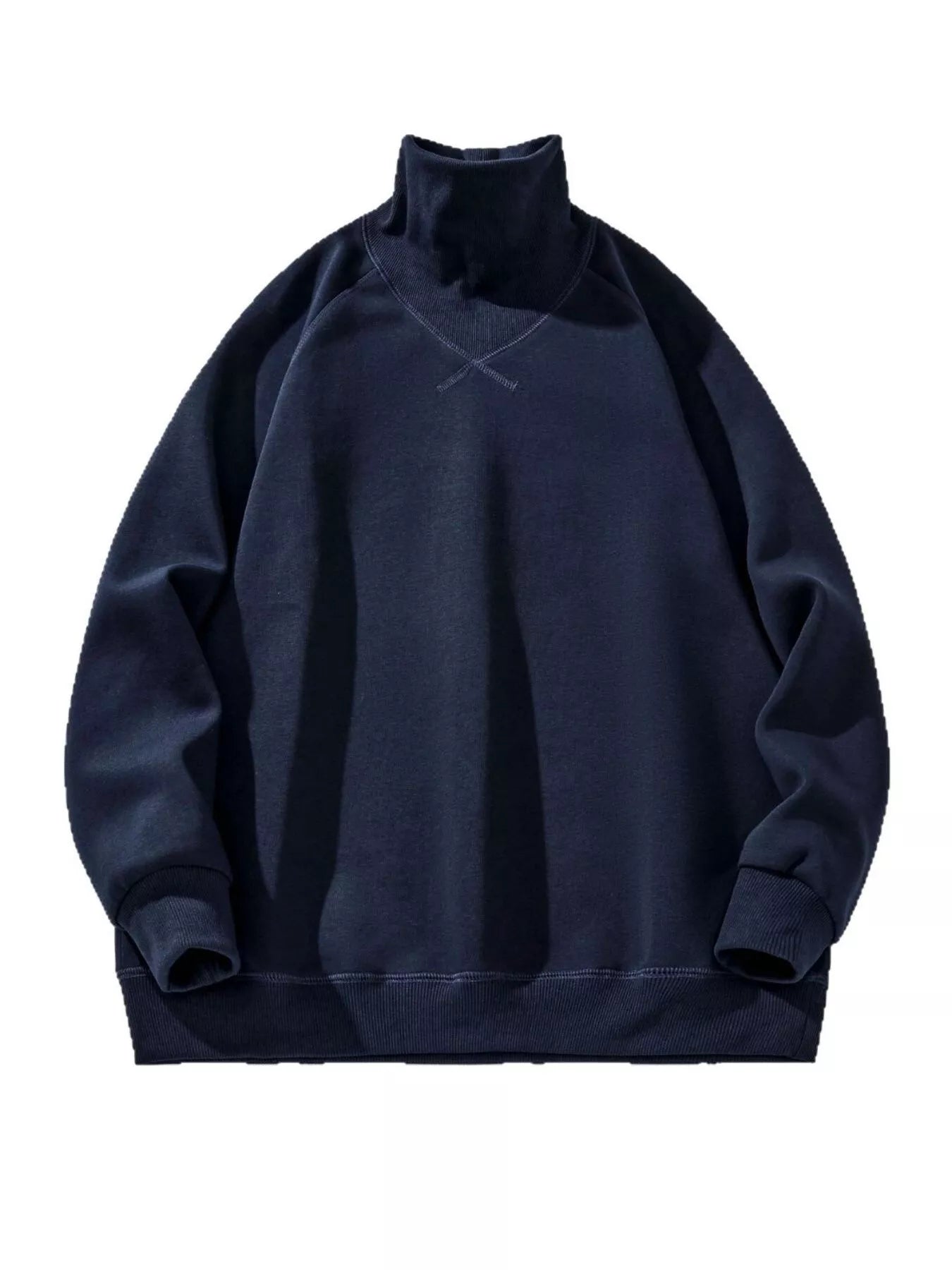 Men's Cotton Sweatshirt Turtleneck Long Sleeve Oversized Pullover 4877ab47-6758-451e-8e61-a6950cb8bd45-Max-Origin Trendsi