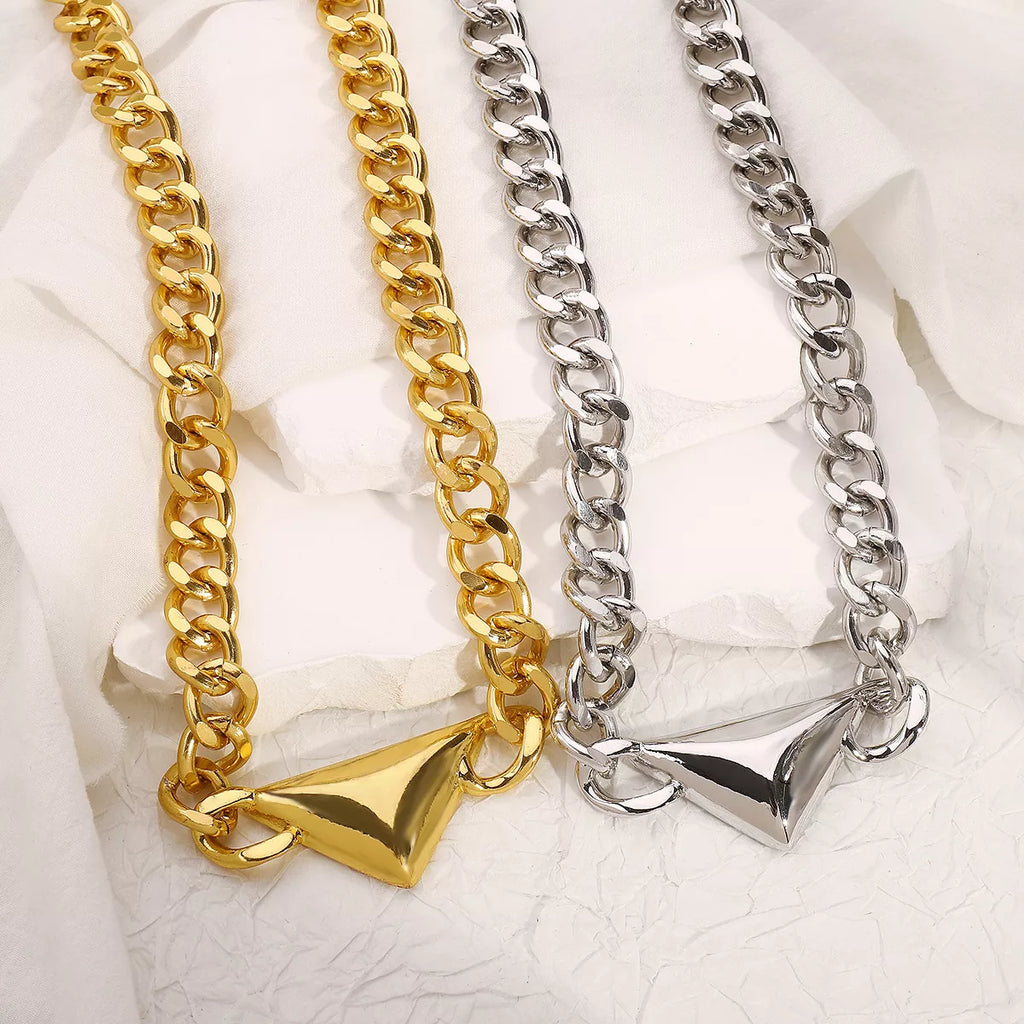 Alloy Geometric Necklace Womens Gold Silver Chain Jewelery 493c8fb9-8541-4c07-9815-ca40de09eac2-Max-Origin Trendsi