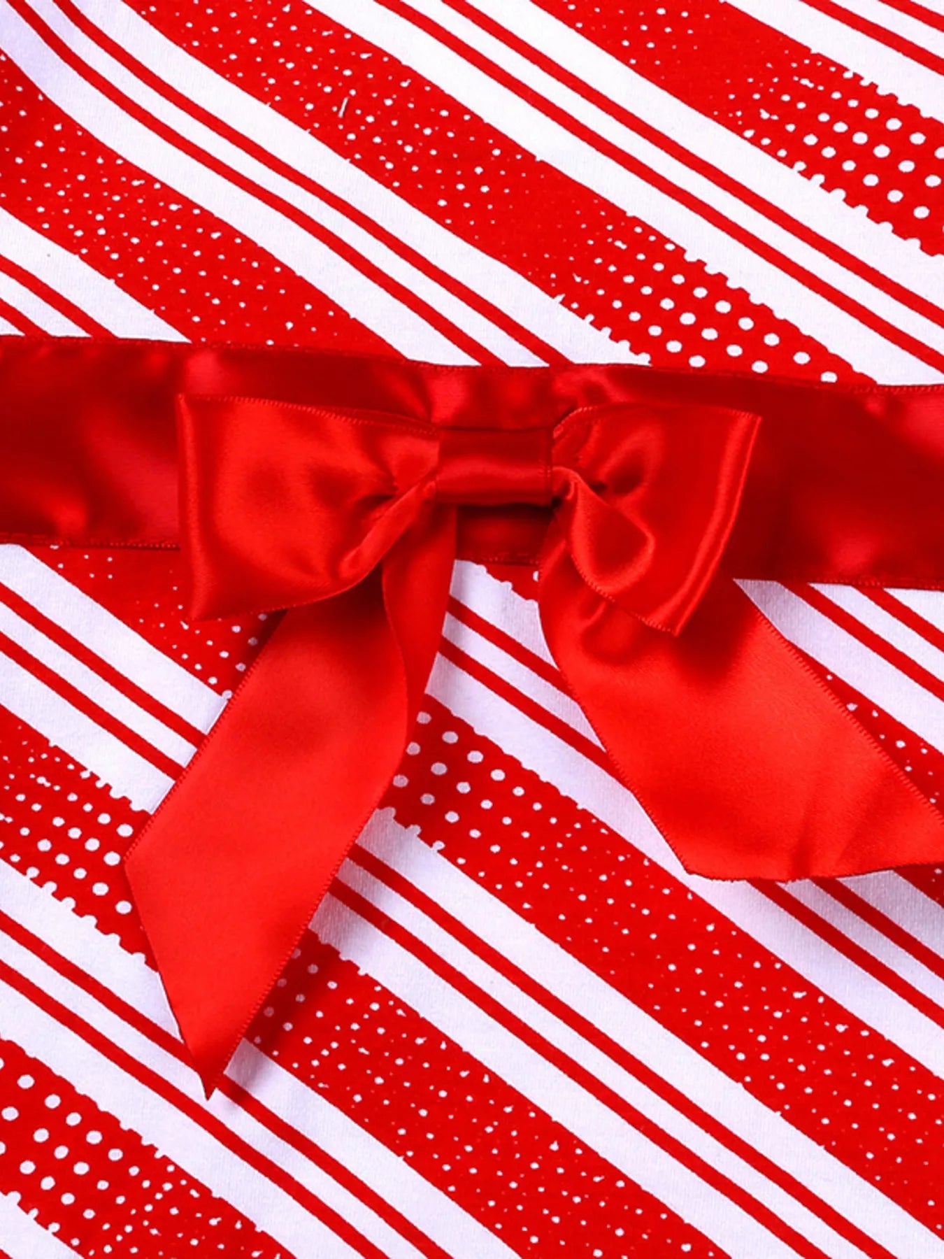 Girl's Outfit Set Striped Christmas Re Children's Top and Pants 2 cs 494943a9ea064ad48251de779732d044-Max-Origin Trendsi