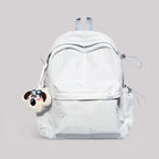 Embroidered Lightweight Medium Nylon Backpack
