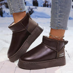 Women's Ankle Boots Pu Leather Faux-Fur Platform Flats 499f53427c4b482189bb3c2e61c27a3e-Max-Origin Trendsi