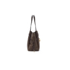 Casual Retro Women's Tote Bag Fashionable Adjustable Strap Medium Handbag Brown