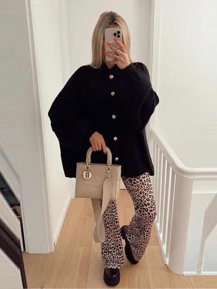 Button Cardigan Round Neck Lantern Long Sleeves Knit Outwear 4_3cf9af24-8272-4098-851c-d4b196b6d33c STYLEINGER