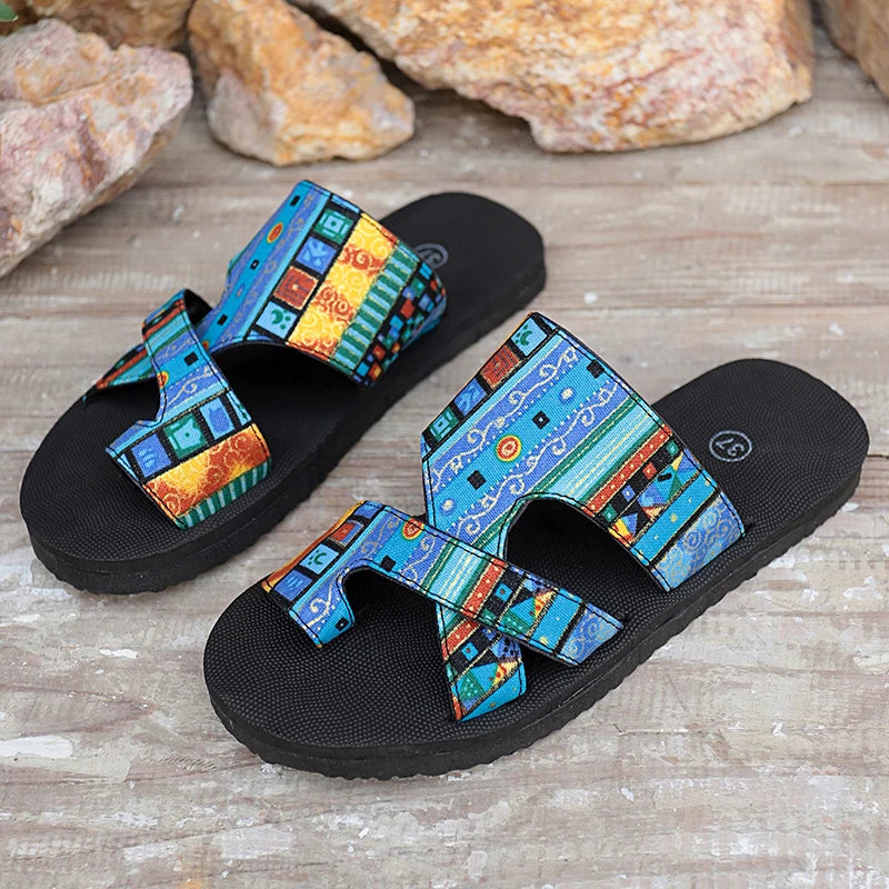 Summer Women Coloful Slippers Platform Sandals Fashion Open Toe Shoes